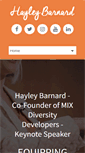 Mobile Screenshot of hayleybarnard.com